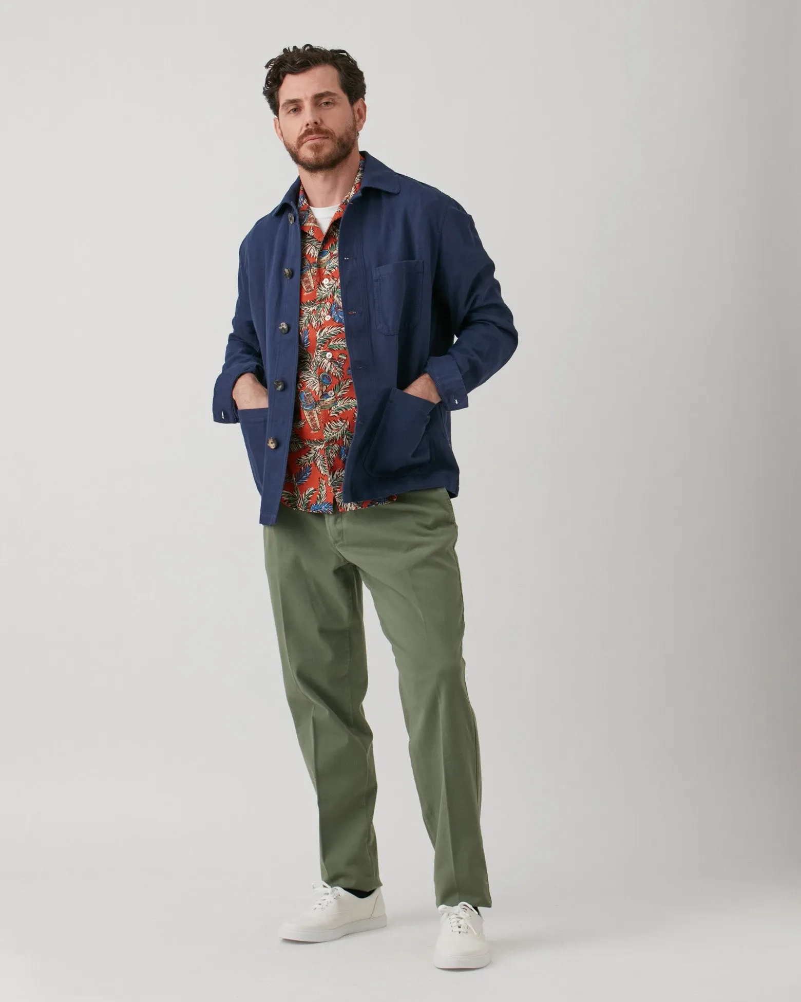 AAMBALA TROPICAL PATTERN SHIRT