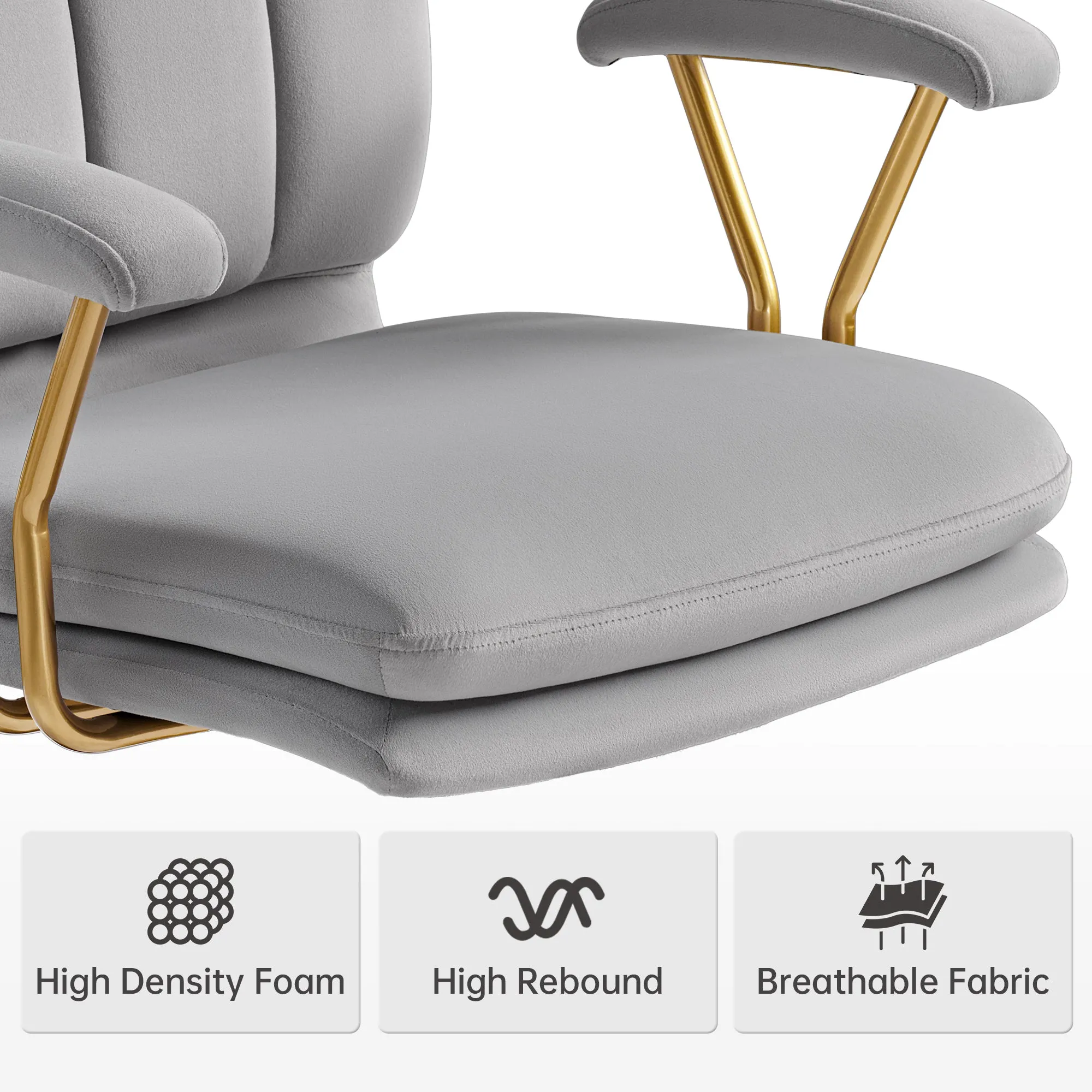 Adena, Velvet Office Chair