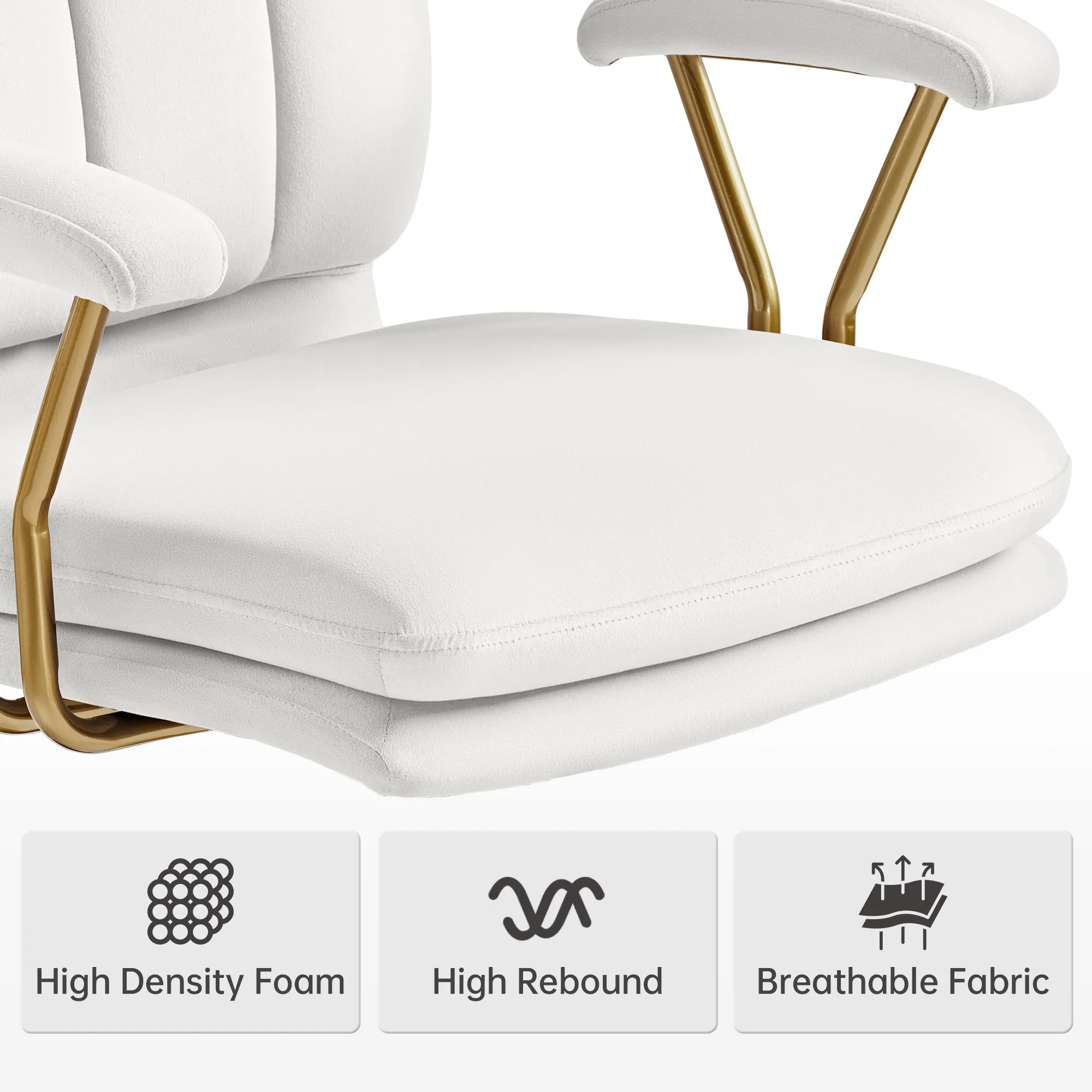 Adena, Velvet Office Chair