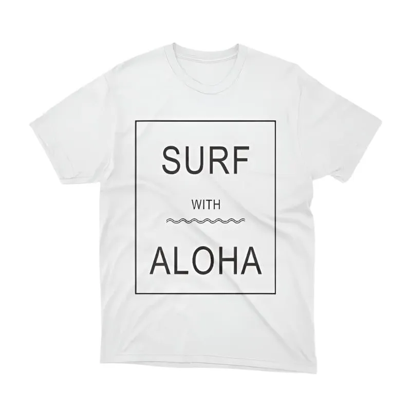 Aloha Days SURF & ALOHA Made in Hawaii S-XL White