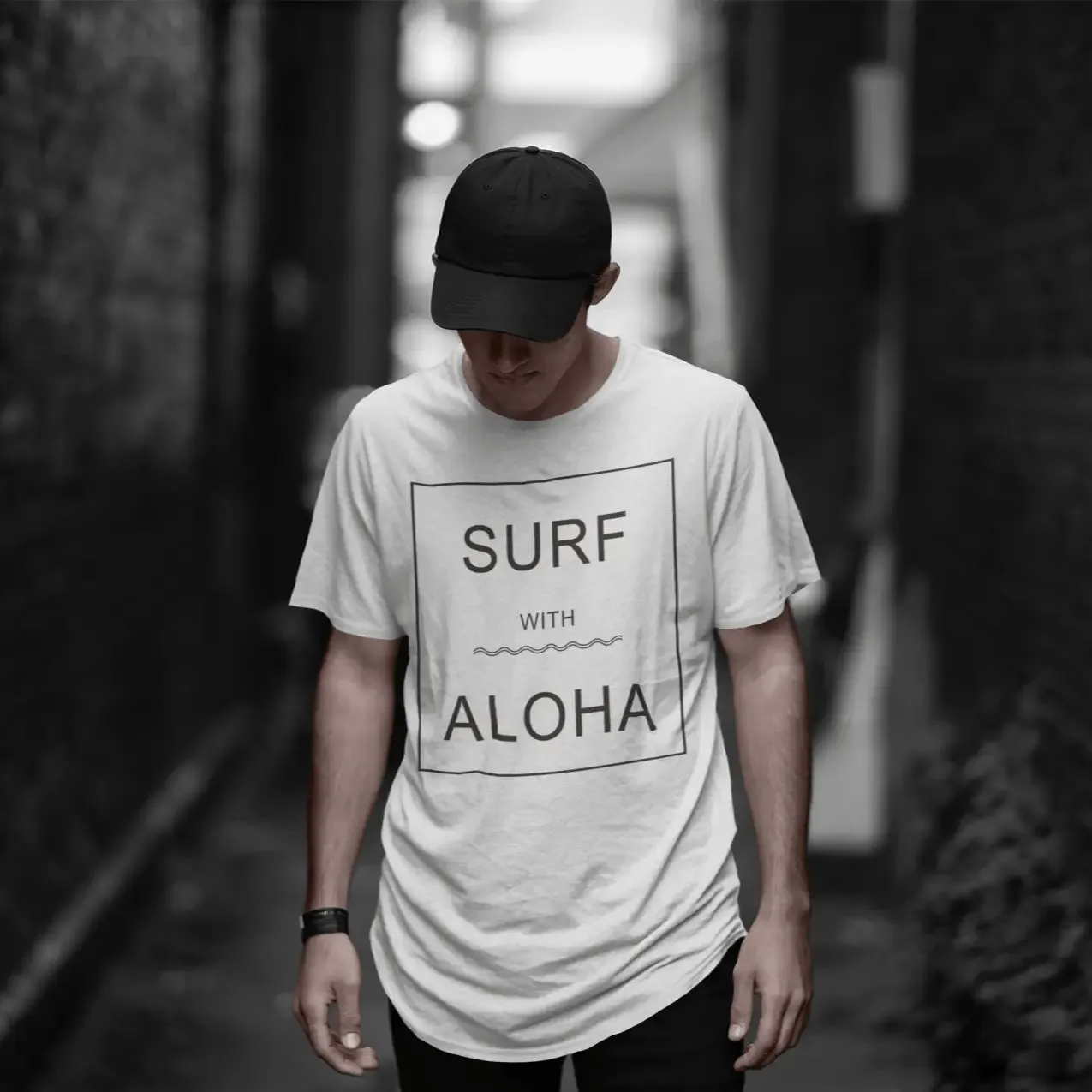 Aloha Days SURF & ALOHA Made in Hawaii S-XL White