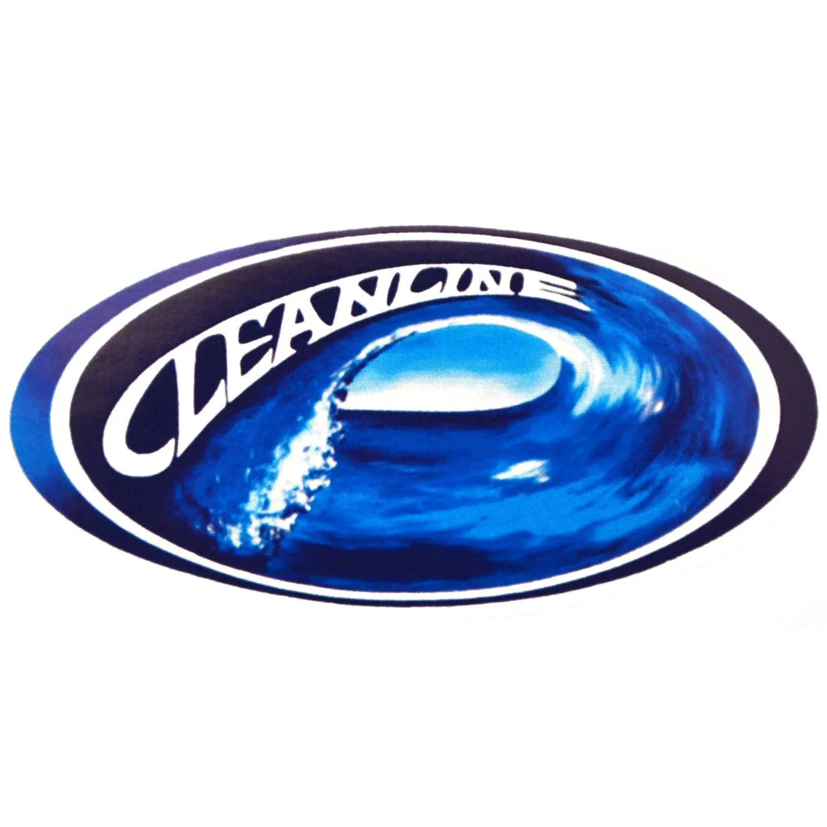 Cleanline Surf Oval Wave Sticker