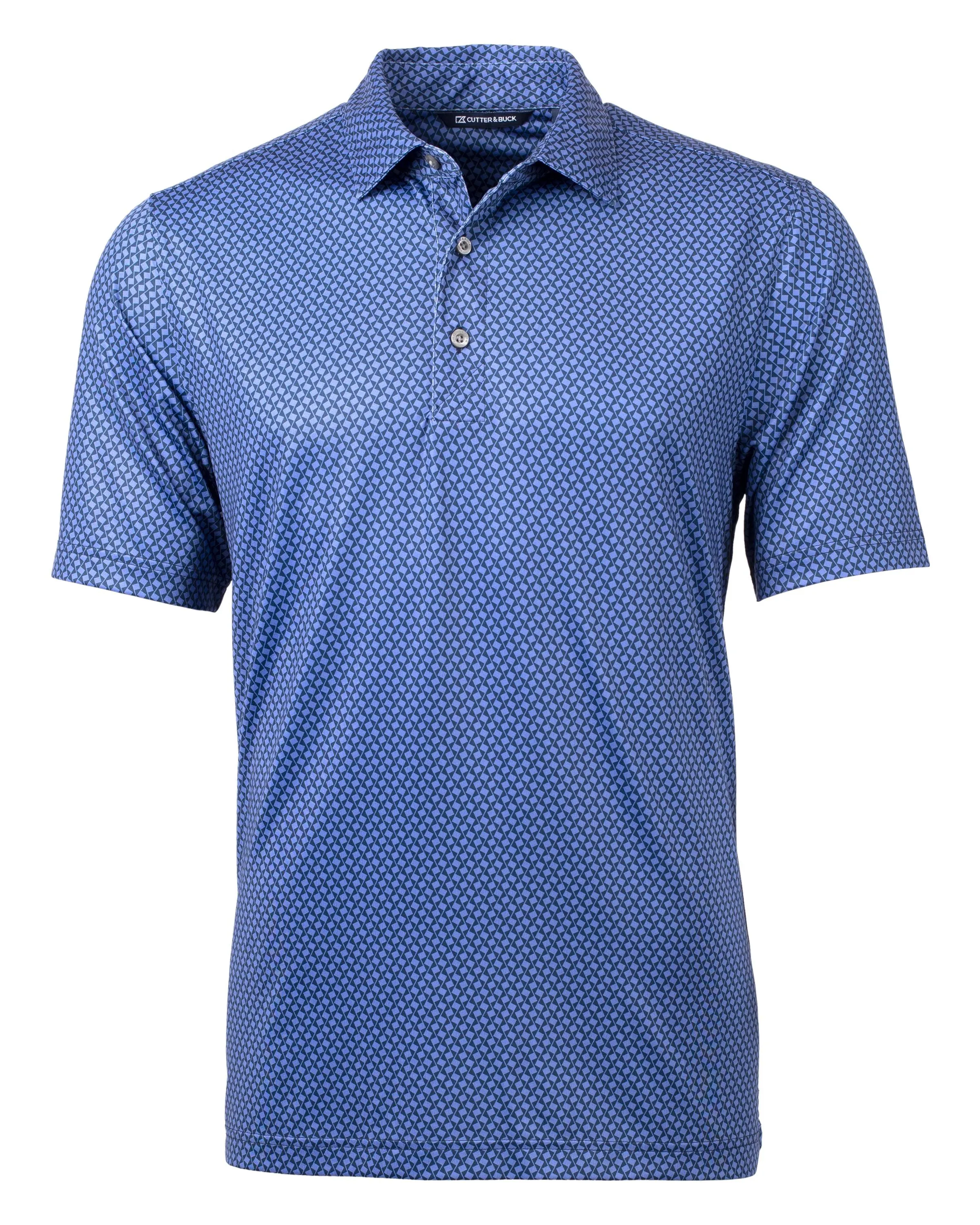 Cutter & Buck Pike Banner Print Stretch Men's Polo