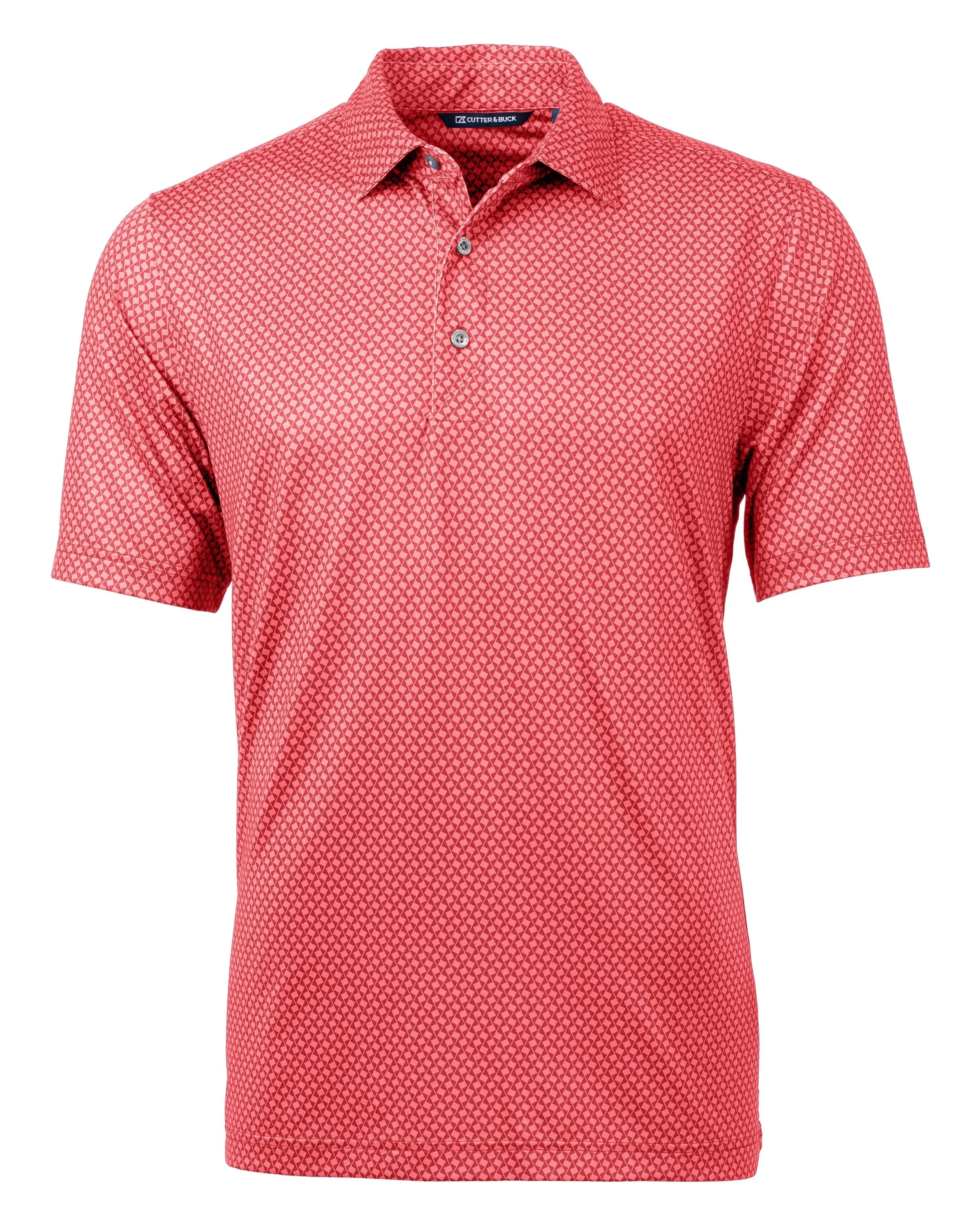 Cutter & Buck Pike Banner Print Stretch Men's Polo