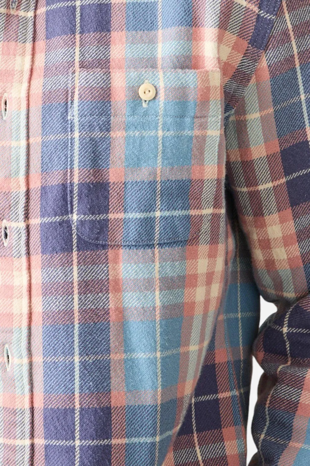 Faherty The Surf Flannel Bristol Blue