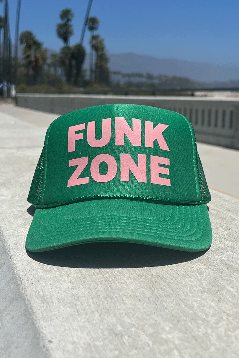 Funk Zone Green/Pink Hat