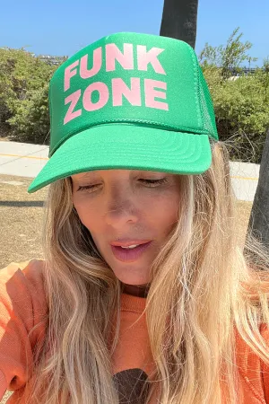 Funk Zone Green/Pink Hat