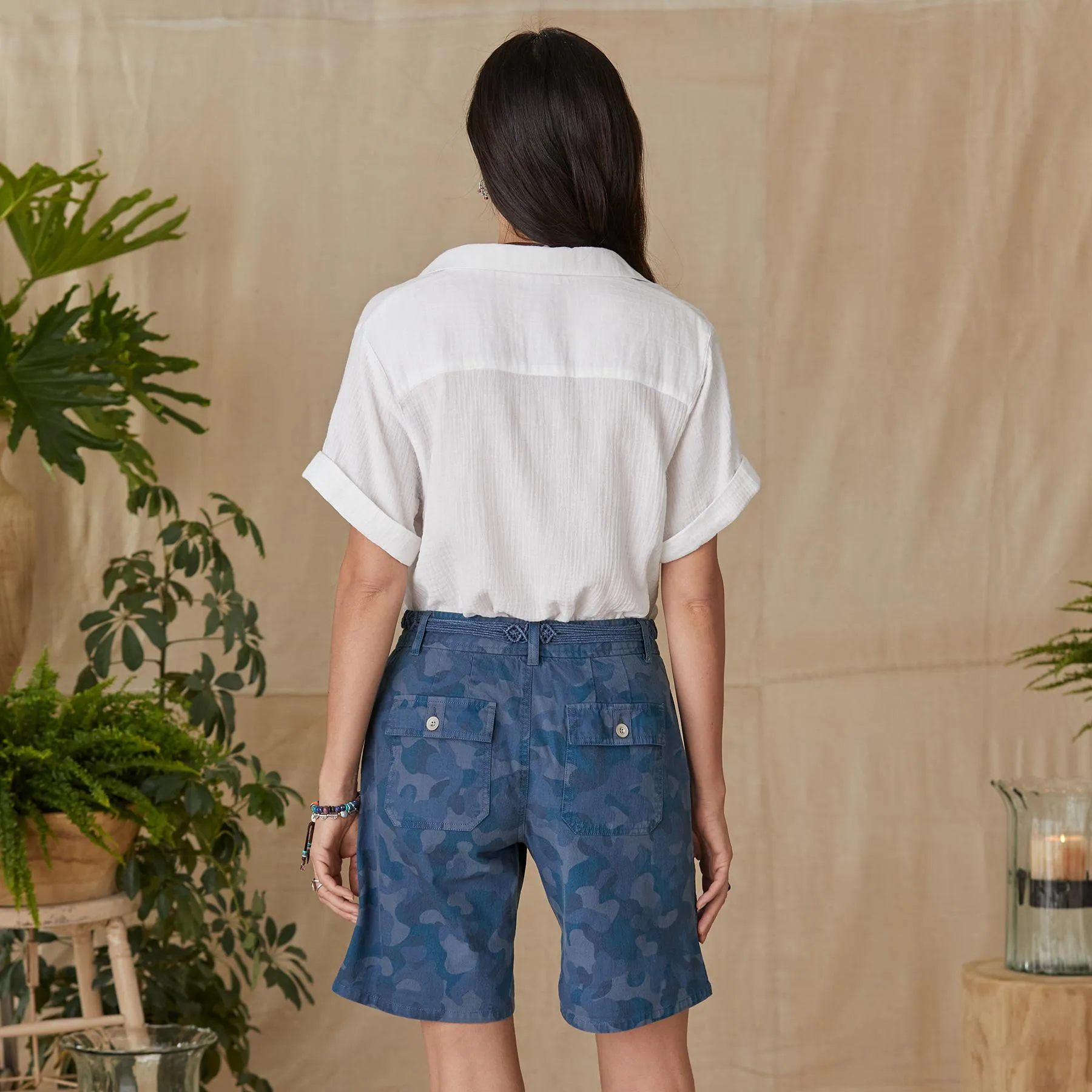 Odyssey Camo Shorts, Petite