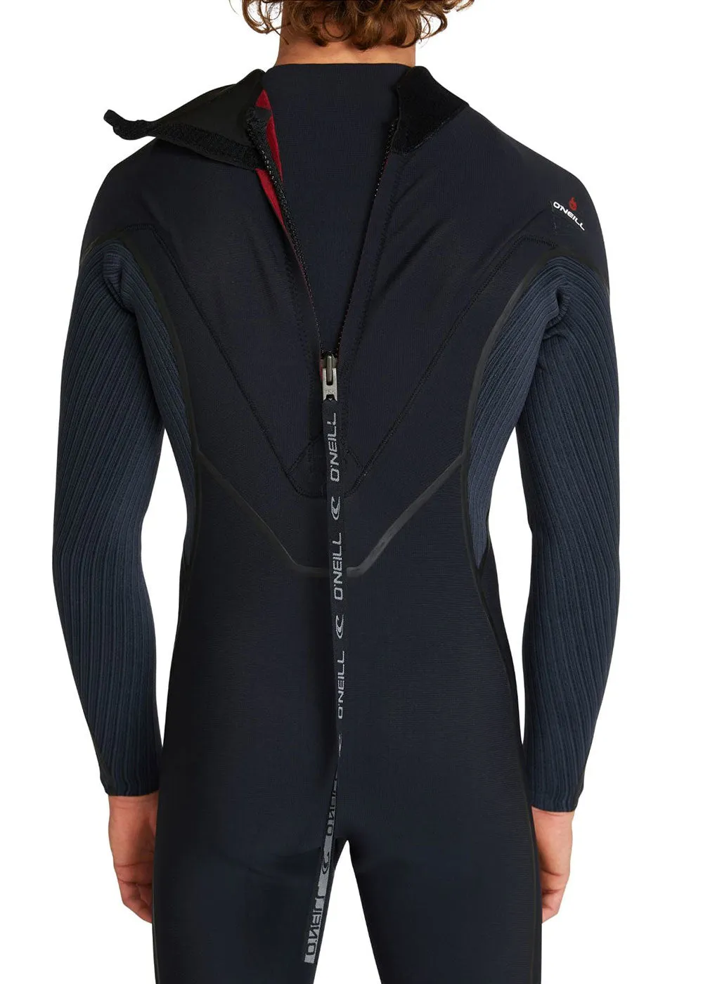 ONeill Mens Hyperfreak Fire 4/3mm Back Zip Steamer Wetsuit