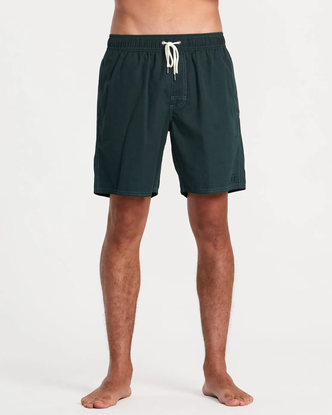 Opposites Elastic Waist 2 17" Boardshorts - Hunter Green