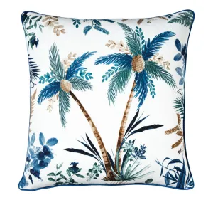 Palm Beach 55x55cm Filled Cushion Blue