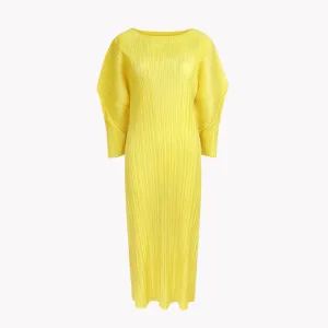 Pre Order:  Full Color Pleated Dress