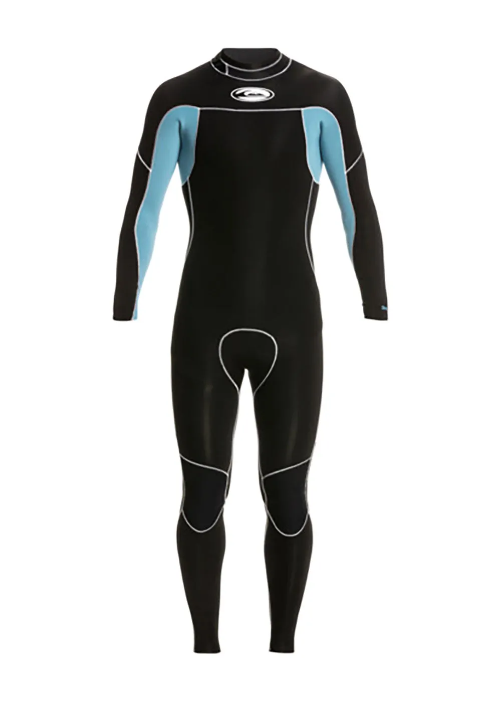 Quiksilver 3/2mm Mens Cap Saturn Back Zip Steamer Wetsuit