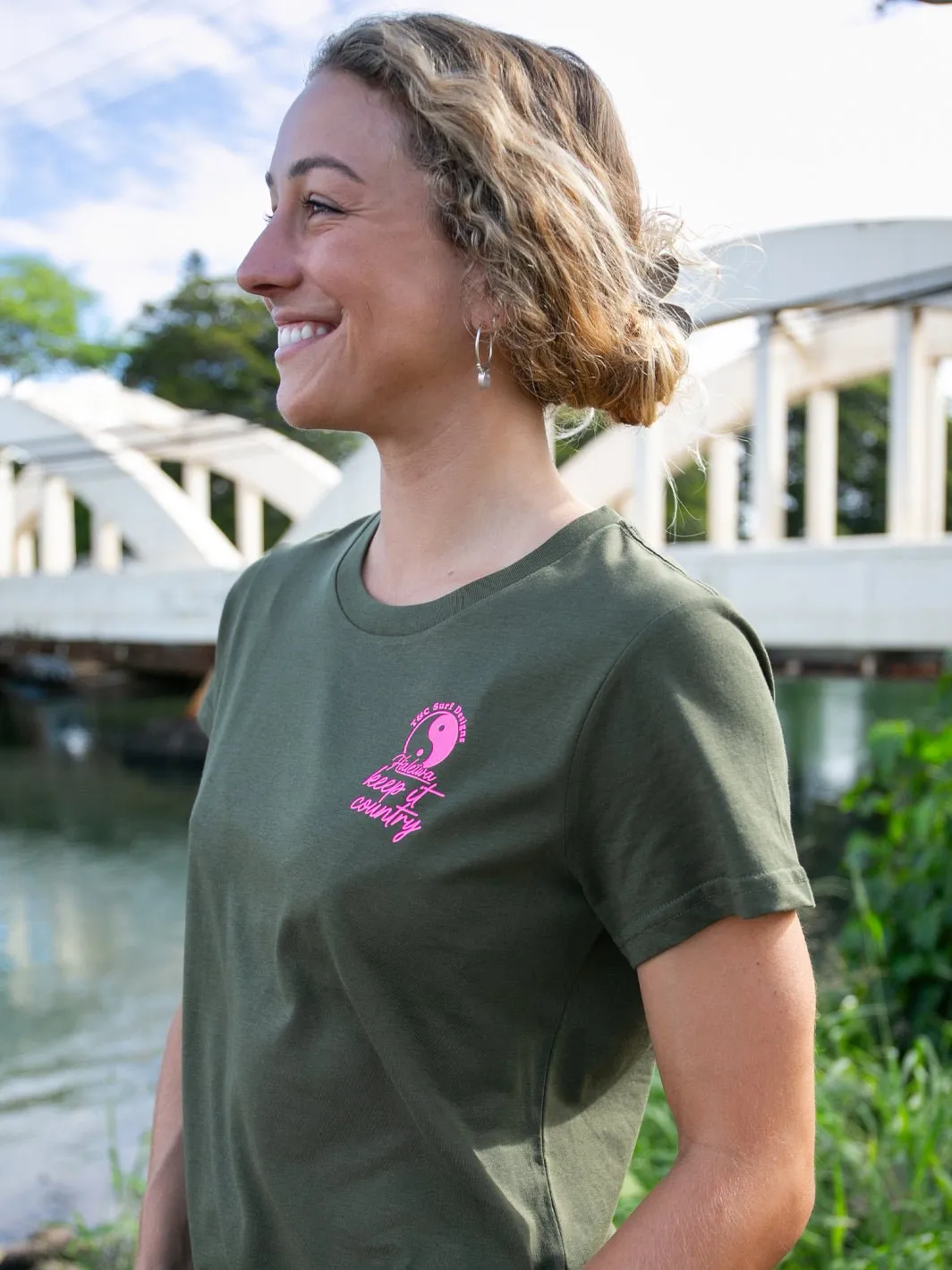 T&C Surf North Shore Classic Neon Basic Tee
