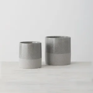 Two Tone Ceramic Flower Pot