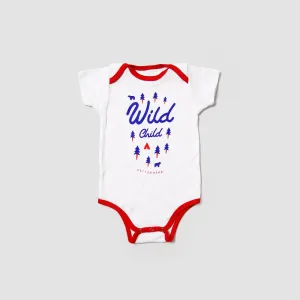 Wild Child Onesie - White/Red