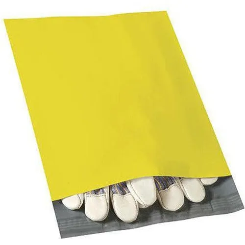 Yellow Poly Mailers - 12" x 15.5" - 100/CTN